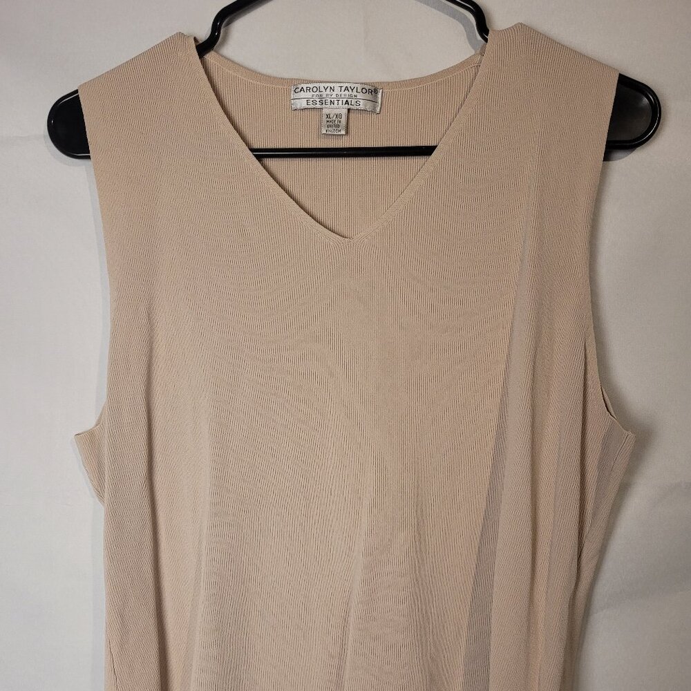 Carolyn Taylor Essentials - Womens XL Tan Tank Top